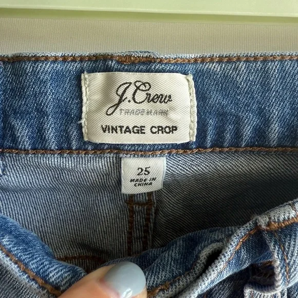J. Crew Vintage crop jeans • Women’s size 25 - Picture 2 of 6